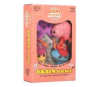 GIANTmicrobes Brain Science Gift Box - Regali per neuroscienze e psicologia, portachiavi con cervello e portachiavi in peluche