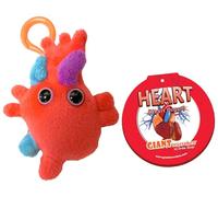 GIANTMicrobes Keychain - Heart (Heart Organ) by Giant Microbes