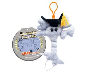 GIANTMICROBES Microbi Giganti Peluche PORTACHIAVI CELLULA CEREBRALE LAUREA graduation brain cell