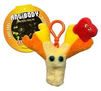 GIANTmicrobes Microbo Gigante Peluche Versione Portachiavi Key Ring ANTICORPO (Antibody)