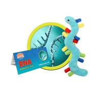GIANTmicrobes RNA Peluche - Scopri il mondo della genetica con questo regalo educativo, modello realistico con scheda informativa, per familiari, amici, scienziati, medici, fan degli antenati,