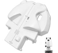 GIANTO Scocca Laterale Compatibile con Didiesse Frog - Ricambio Cover per Macchine da Caffè Espresso a Cialde, Scocche Plastiche Sinistra e Destra - Bianco