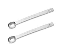 Giantree 1/4 cucchiaino misurino singolo in acciaio inox, 1,25 ml, cucchiaino rettangolare singolo, misurino rettangolare, mini cucchiaio per spezie (1,25 ml)