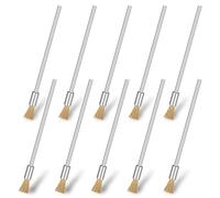 Giantree 10 spazzole metalliche, spazzola metallica da 3 mm, per trapano, piccole spazzole metalliche, spazzola in ottone, lucidatura, strumento rotante, filo di acciaio, spazzola per la pulizia di