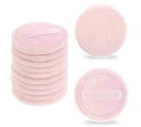 Giantree 12 Pcs Cosmetici Nappa di Polvere per Donne, Cotone Trucco Viso Nappe di Polvere Morbido Rotondo Compatto Nappe di Polvere Liquido Fondazione Impostazione Polvere Arrossire Corpo