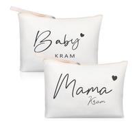 Giantree 2 Pezzi Regali Per La Madre In Prossima, Regalo Del Bambino Sacchetto Cosmetico Per La Dura Del Bambino Cranio Della Madre Sacchetto Con Cerniera Regali Per La Nascita