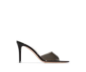 Gianvito Rossi - Clear 85 Mule in Plexiglass - - Shoes - Donna - Nero - 41 EU