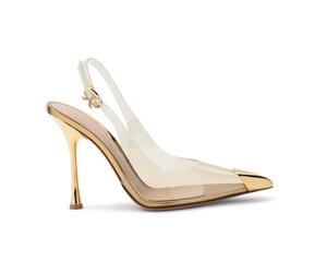 Gianvito Rossi - Plexi Pump - - Shoes - Donna - Beige - 36 EU