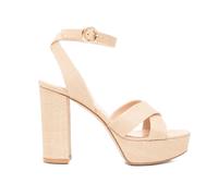 Gianvito Rossi - Sandali con Platform Incrociati - - Shoes - Donna - Beige - 39 EU