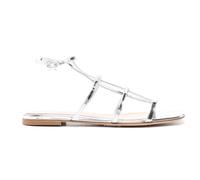 Gianvito Rossi - Sandali Piatti Metallici Argento - - Shoes - Donna - Grigio - 40 1/2 EU