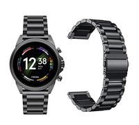 Giaogor Cinturino compatibile con Fossil Gen 6 Smartwatch, Classic in acciaio inox per orologio Fossil Gen 6 42 mm/44 mm, 44mm herren,
