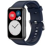 Giaogor Cinturino compatibile con Huawei Watch Fit, Sport Silicone Classic di ricambio per Huawei Watch Fit Smartwatch, Blu, Classico