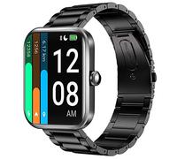 Giaogor Cinturino compatibile con ID206, cinturino classico in acciaio inox per smartwatch ID206