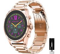 Giaogor Cinturino compatibile con MK Gen 6 Bradshaw 2021, cinturino classico in acciaio inox per smartwatch Michael Kors Gen 6 Bradshaw (oro rosa)