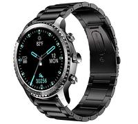 Giaogor Cinturino compatibile con smartwatch Tinwoo, classico, in acciaio inox, per smartwatch Tinwoo,