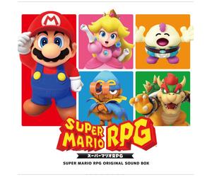 (GIAPPONE 4xCD) Super Mario RPG (Scatola Del Suono Originale) SIGILLATO NUOVO