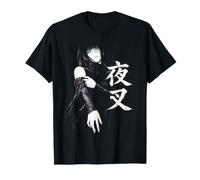 Giappone Anime Akujo Warrior Woman Demon Samurai Bad Maglietta