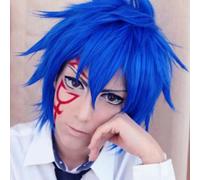 Giappone Anime Fiaba Jellal Fernandez Blu Cosplay Festa Cos parrucche+Parrucca