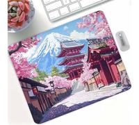 Giappone Architettura Tappetino Mouse Gaming Professionale, Mouse Pad per Gioco ad Alta Precisione con Base in Gomma Antiscivolo, Gaming Anti-Sfilacciamento, Scorrimento Facile 300x250x3mm d0d-471