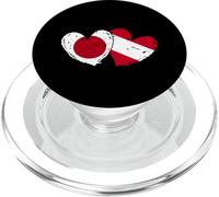 Giappone Austria Cuore Bandiera Giapponese Austria Am PopSockets PopGrip per MagSafe