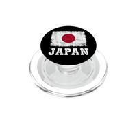 Giappone Bandiera Distressed Nihon Grunge Giapponese PopSockets PopGrip per MagSafe