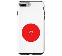 Giappone Bandiera Giapponese Cuore Orgoglioso Heritage Giornata Custodia per iPhone 7 Plus/8 Plus