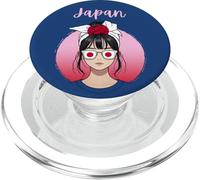 Giappone, Bandiera Giapponese, Ragazza Giapponese, Donne Giapponesi Ragazze PopSockets PopGrip per MagSafe