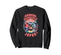 Giappone Demon Summer Festival giapponese BBQ Oni Party Souvenir Felpa