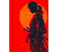 Giappone Diamond Painting, Donna 5D Diamond Painting Kit Completo, DIY Disegni con Perline da Attaccare, 5D Quadri con Perline Kits, Passatempo per Adulti, Decorazioni Primavera Regalo, 30x40cm N-4941