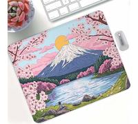 Giappone Fiori di ciliegio Tappetino Mouse Gaming Professionale, Mouse Pad per Gioco ad Alta Precisione con Base Gomma Antiscivolo, Gaming Anti-Sfilacciamento, Scorrimento Facile 470x350x3mm d0d-476