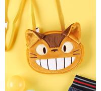 Giappone Ghibli Il mio vicino Totoro Face Pocket Pouch Cat Bus con tracolla