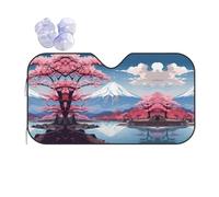 Giappone Monte Fuji Paesaggio Stampa Aggiornamento Parabrezza Parasole Proteggere Auto dai Raggi del Sole Danni di Calore Mantenere Fresco