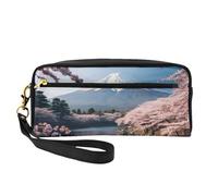 Giappone Monte Fuji Paesaggio Stampa Elegante Donna Trucco Borsa Viaggio Compagno Sacchetto Toiletry per la Scuola Ufficio
