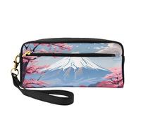 Giappone Monte Fuji Paesaggio Stampa Elegante Donna Trucco Borsa Viaggio Compagno Sacchetto Toiletry per la Scuola Ufficio
