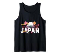 Giappone Monte Fuji Sakura Festival Skyline Poster Canotta