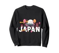Giappone Monte Fuji Sakura Festival Skyline Poster Felpa