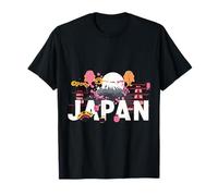 Giappone Monte Fuji Sakura Festival Skyline Poster Maglietta