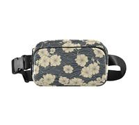 Giappone Motivo Floreale Inchiostro Nuvola Elegante Marsupio per le Donne Uomini Piccolo con Cinghia Regolabile per Viaggi Vacanza Corsa bolsa de cintura para, nuvola inchiostro motivo floreale