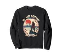Giappone Mt Fuji Samurai Giapponese Viaggio Kawaii Anime Souvenir Felpa