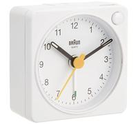 Giappone NUOVA BRAUN BC02XW classica sveglia analogica luce da tavolo bianca