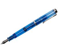Giappone NUOVA penna stilografica Pelikan Classic Demonstrator Blue CT F M205...