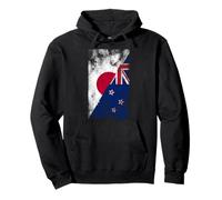 Giappone & Nuova Zelanda Bandiere - Kiwi Giapponese, Nuova Zelanda Felpa con Cappuccio