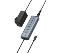 Giappone NUOVO Anker USB-C Data Hub 8-in-1 5Gbps 100W PD A8307 Grigio