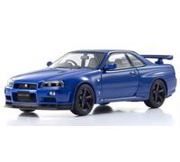 Giappone NUOVO Kyosho Originale 1/43 Nissan Skyline R34 GT-R V-Spec II KS03936BL