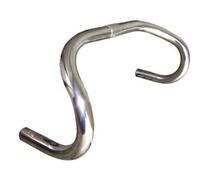 Giappone NUOVO NITTO Drop Manubrio Acciaio B123 B123-34 φ25.4 340 Argento