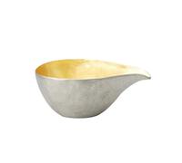 Giappone NUOVO NOUSAKU Katakuchi (piccolo) latta con foglia d'oro, 150 cc, si...