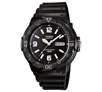 Orologio Uomo CASIO MRW-200H-1BVDF Silicone Nero Black Sub100mt