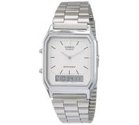 Giappone NUOVO Orologio Uomo Casio CLASSIC AQ-230A-7D Dual Time Analogico Dig...