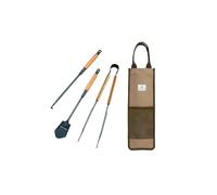 Giappone NUOVO Snow Peak Fire Tool Set PRO N-024 Black Camping Kit