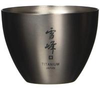 Giappone NUOVO Snow Peak Titanium Ochoko Sake Cup TW-020 design semplice leggero